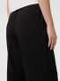 OBJECT high waist wide leg pantalon OBJSIGRID van gerecycled polyester zwart - Thumbnail 5