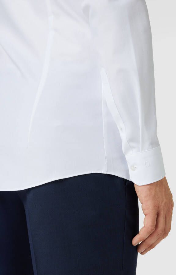 OLYMP No. Six Slim fit zakelijk overhemd met haaikraag model 'Modern Kent' - Foto 2
