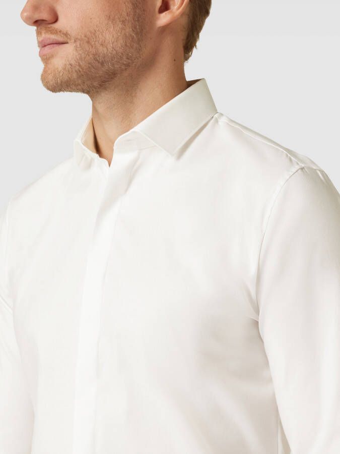 Olymp No6 Super Slim Fit Super slim fit zakelijk overhemd met blinde knoopsluiting - Foto 2