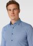OLYMP No. Six Super slim fit zakelijk overhemd met structuurmotief - Thumbnail 2