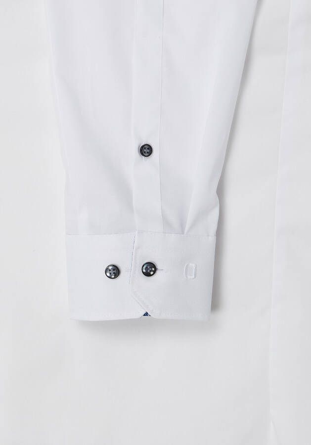 OLYMP No. Six Super slim fit zakelijk overhemd van popeline