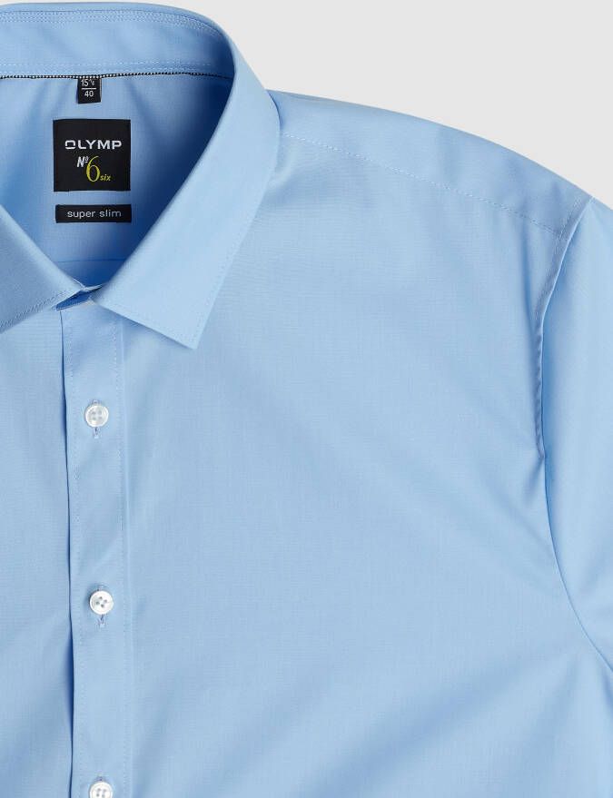 OLYMP No. Six Zakelijk super slim fit overhemd van popeline met extra lange mouwen