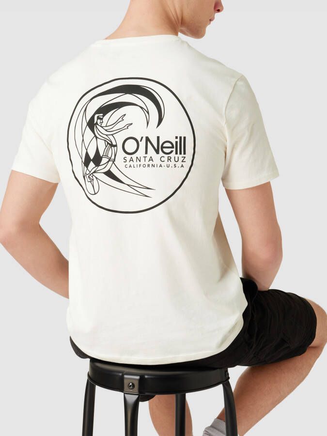 O'Neill T-shirt met labelprint model 'Circle' - Foto 2