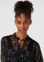 Only Regular fit blouse met semi-transparante mouwen model 'TESSA' - Thumbnail 2