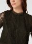 Only Blouseshirt met ajourpatroon en bloemenstitching - Thumbnail 2