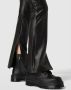 ONLY imitatieleren high waist flared broek ONLSTAR zwart - Thumbnail 5