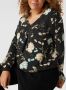 ONLY CARMAKOMA PLUS SIZE blouse met all-over bloemenmotief model 'CARLUXMIE' - Thumbnail 5