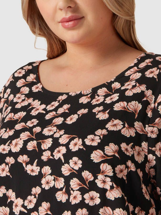 ONLY CARMAKOMA PLUS SIZE blouseshirt met bloemenmotief model 'CARANITA' - Foto 2