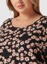 ONLY CARMAKOMA PLUS SIZE blouseshirt met bloemenmotief model 'CARANITA' - Thumbnail 2