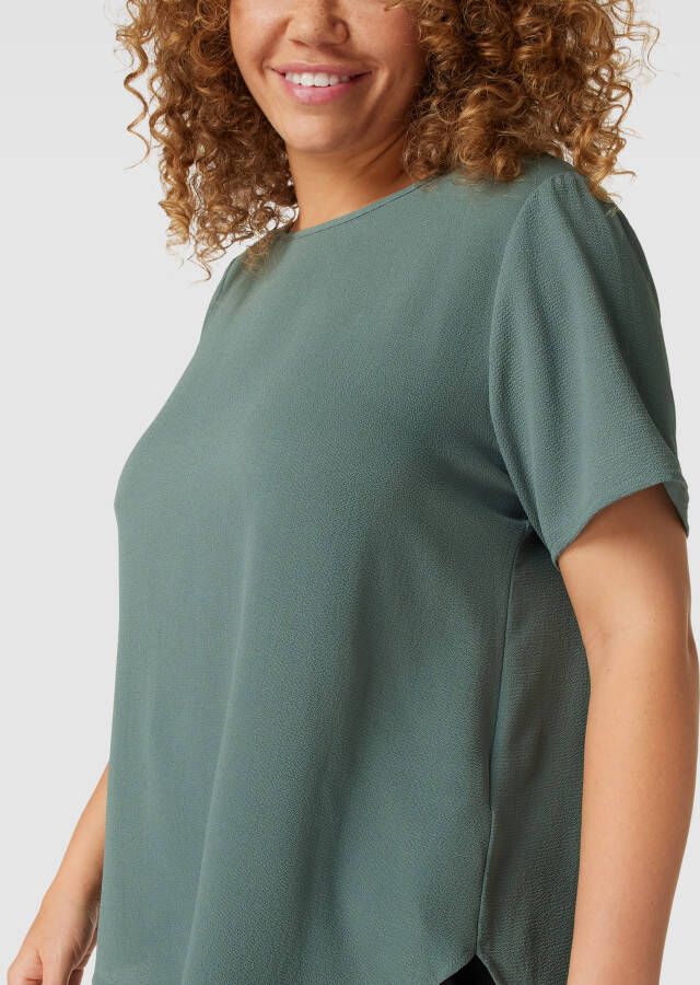 ONLY CARMAKOMA PLUS SIZE blouseshirt met ronde hals