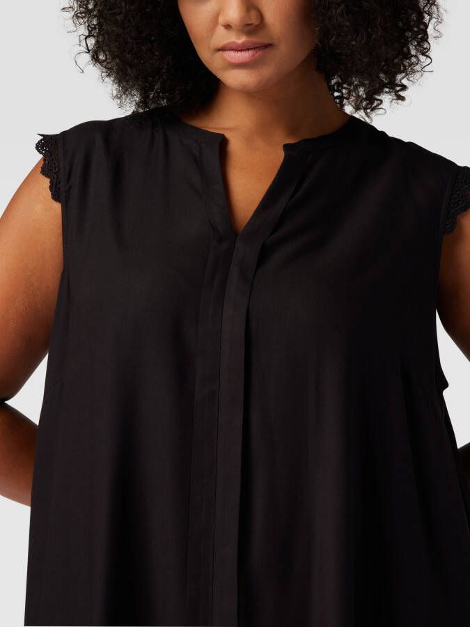 ONLY CARMAKOMA PLUS SIZE knielange jurk met V-hals