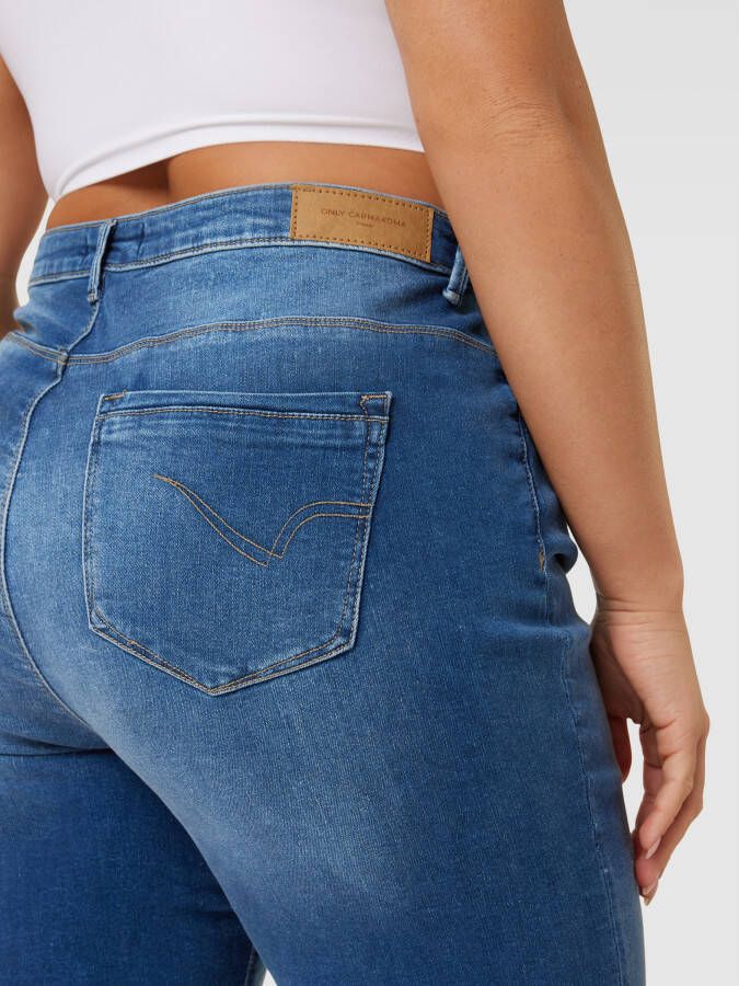 ONLY CARMAKOMA PLUS SIZE korte jeans met 5-pocketmodel