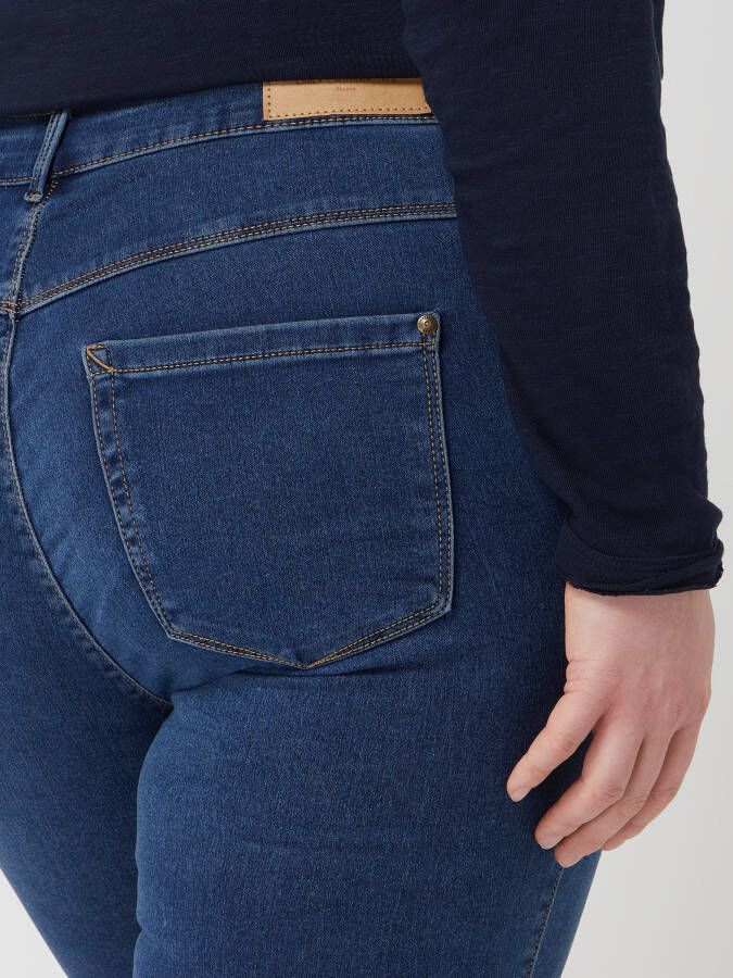 ONLY CARMAKOMA PLUS SIZE skinny fit capri-jeans met stretch model 'Augusta'
