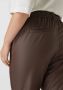 Only Carmakoma Zwarte Coated Pant | Freewear Zwart Black Dames - Thumbnail 4