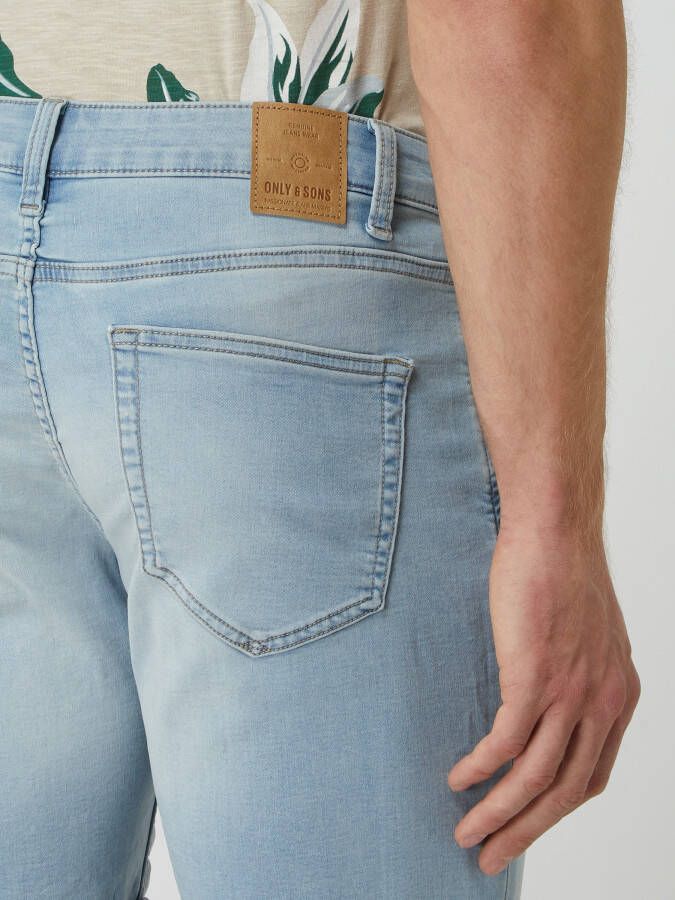 Only & Sons Korte jeans met stretch model 'Ply'