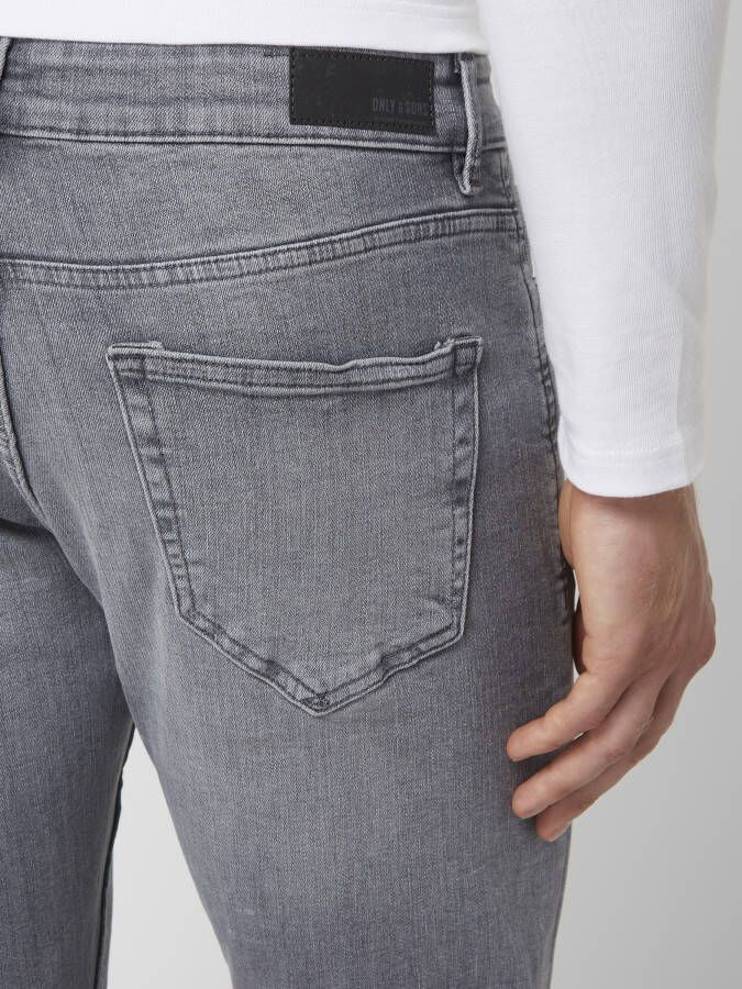 Only & Sons Slim fit jeans met stretch model 'Loom'