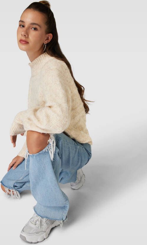 Only Gebreide pullover met ballonmouwen model 'CELINA'