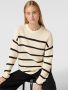 Only Trui met ronde hals ONLPERNILLE LS STRIPE O-NECK KNT NOOS - Thumbnail 6