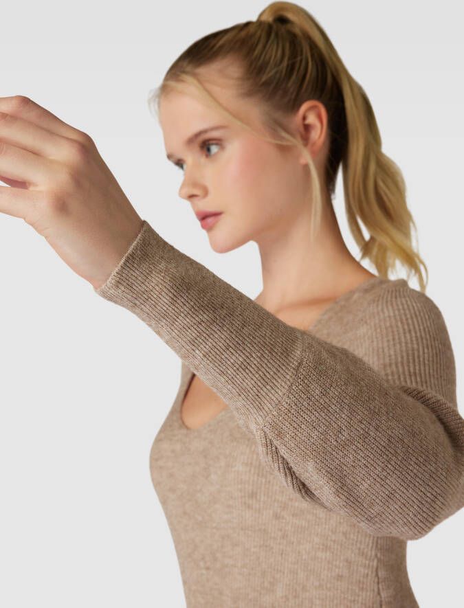 Only Trui met V-hals ONLATIA L S V-NECK CUFF KNT - Foto 2