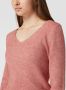 Only Gebreide pullover met V-hals model 'ONLATA' - Thumbnail 3
