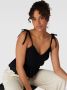 Only Slim fit top met bandjes van katoenmix model 'KRISTIN' - Thumbnail 2