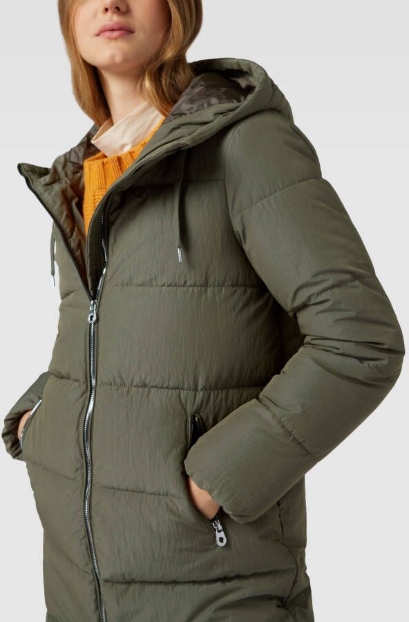 Only Gewatteerde lange jas met capuchon model 'ONLDOLLY LONG PUFFER COAT'