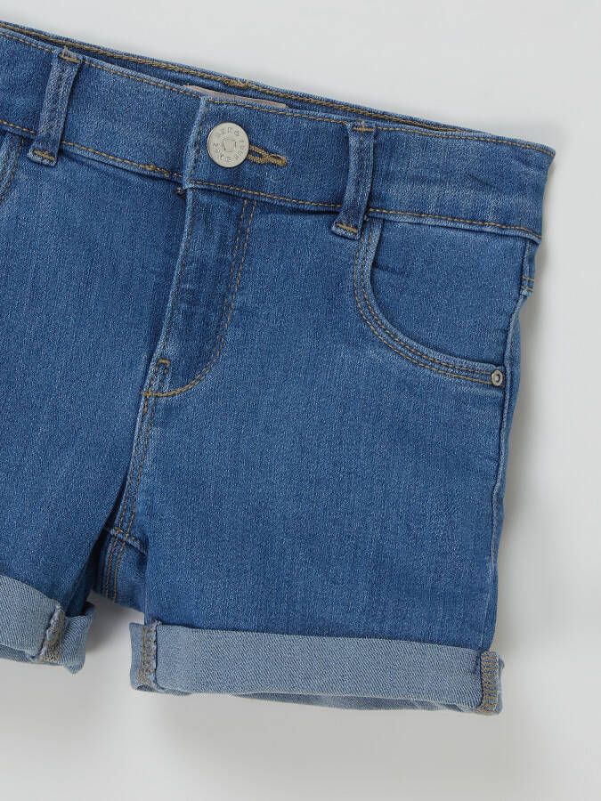 Only Korte jeans met verstelbare bandwijdte model 'Rain'