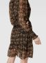Only Gedessineerde jurk ONLISLA L S SMOCK DRESS PTM met volant - Thumbnail 6