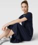 Only Mini-jurk met geribde ronde hals model 'PEPLUM' - Thumbnail 2