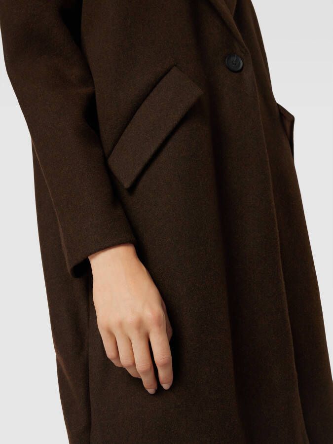 Only Oversized mantel met reverskraag model 'Emma'