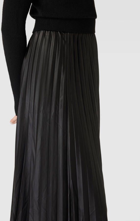 ONLY coated rok ONLANINA met plooien zwart - Foto 2