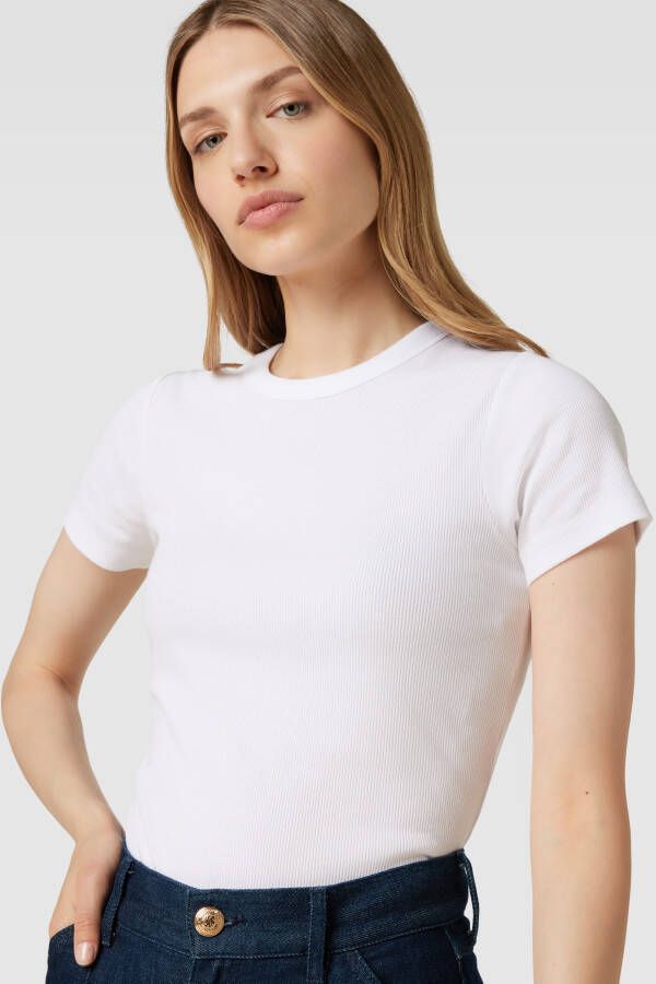 Opus T-shirt met ronde hals model 'Samuna'