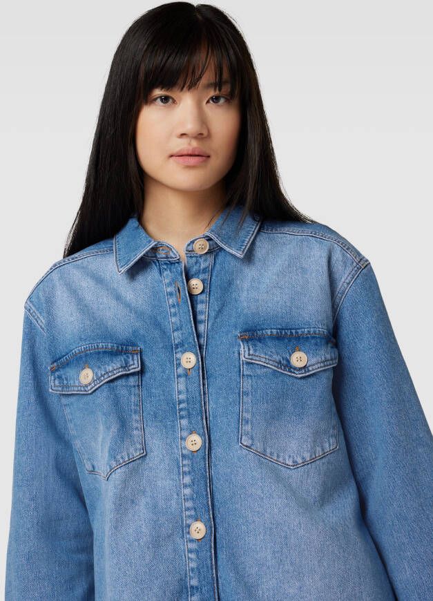 Part Two Oversized jeansjack met liggende kraag - Foto 2