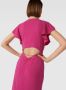 PATRIZIA PEPE Knielange jurk met cut-out aan de achterkant model 'ABITO' - Thumbnail 2
