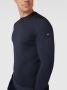 PAUL & SHARK Marineblauwe Gekleurde Biologisch Katoenen Crew Neck Trui Blue Heren - Thumbnail 2