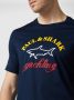 PAUL & SHARK Organisch Katoenen T-Shirt voor Heren Blauw Heren - Thumbnail 2