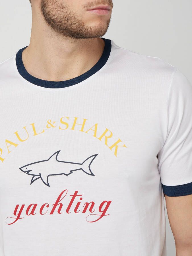 PAUL & SHARK T-shirt met logoprint