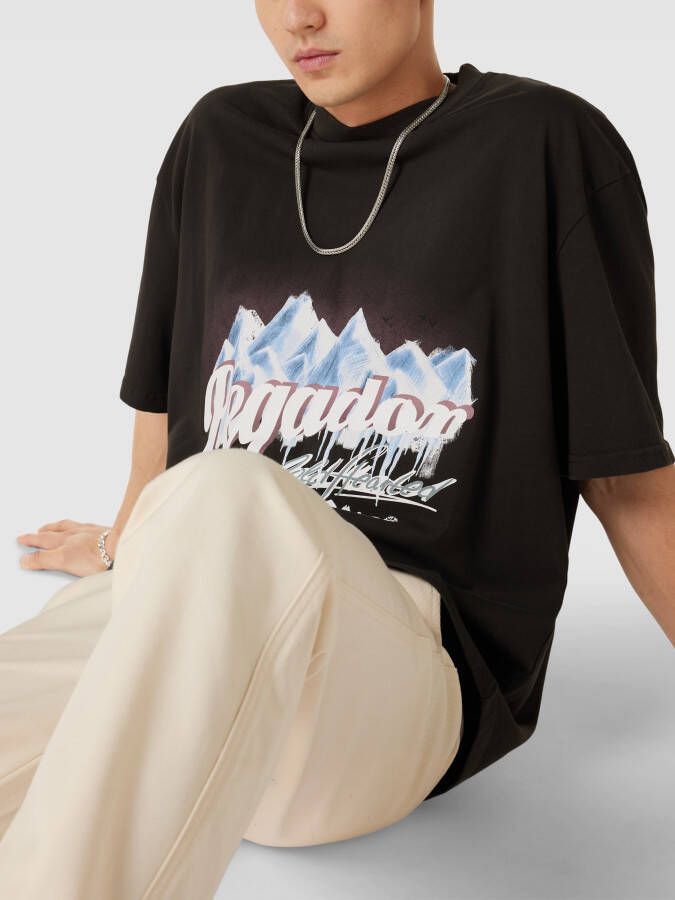 Pegador Oversized T-shirt met labelprint model 'RODNEY'
