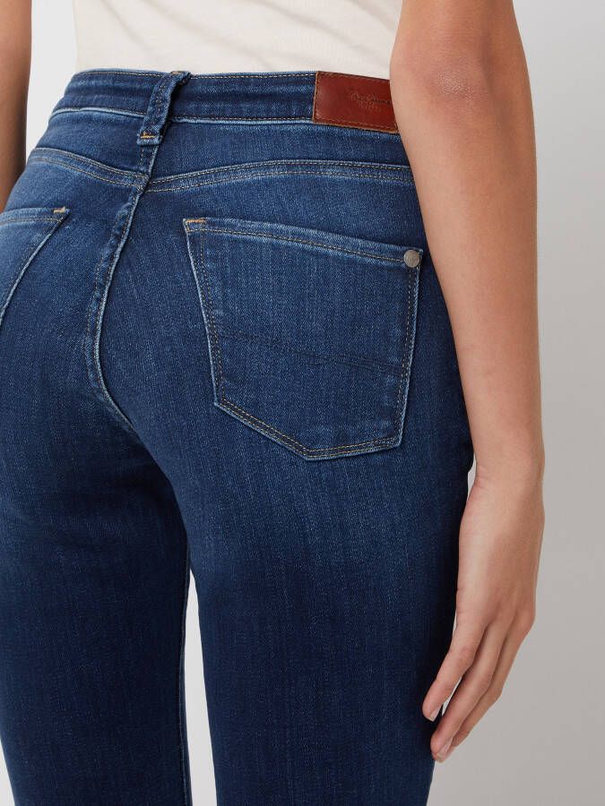 Pepe Jeans Flared high waist jeans met stretch model 'Dion'