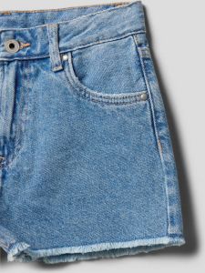 Pepe Jeans Korte jeans met gerafelde pijpboorden model 'PATTY'