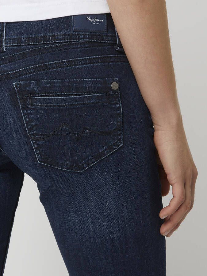Pepe Jeans Straight fit jeans met stretch model 'Gen'