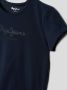 Pepe Jeans T-shirt HANA glitter met glitteropschrift - Thumbnail 2