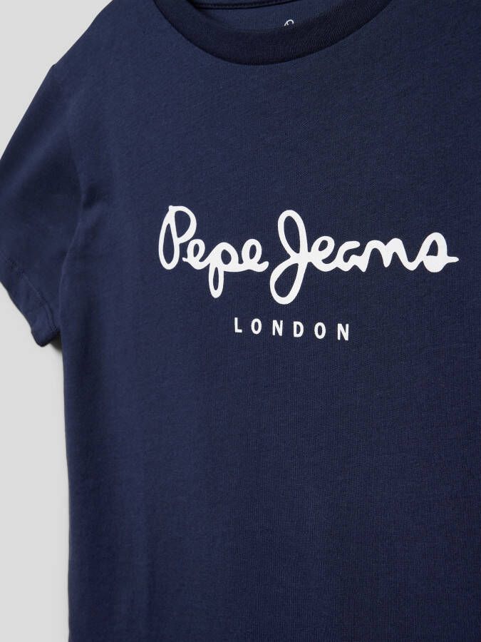 Pepe Jeans T-shirt met labelprint model 'ART'