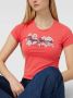 Pepe Jeans Shirt met ronde hals Nerea met geprint bloemen logo en stretch - Thumbnail 3