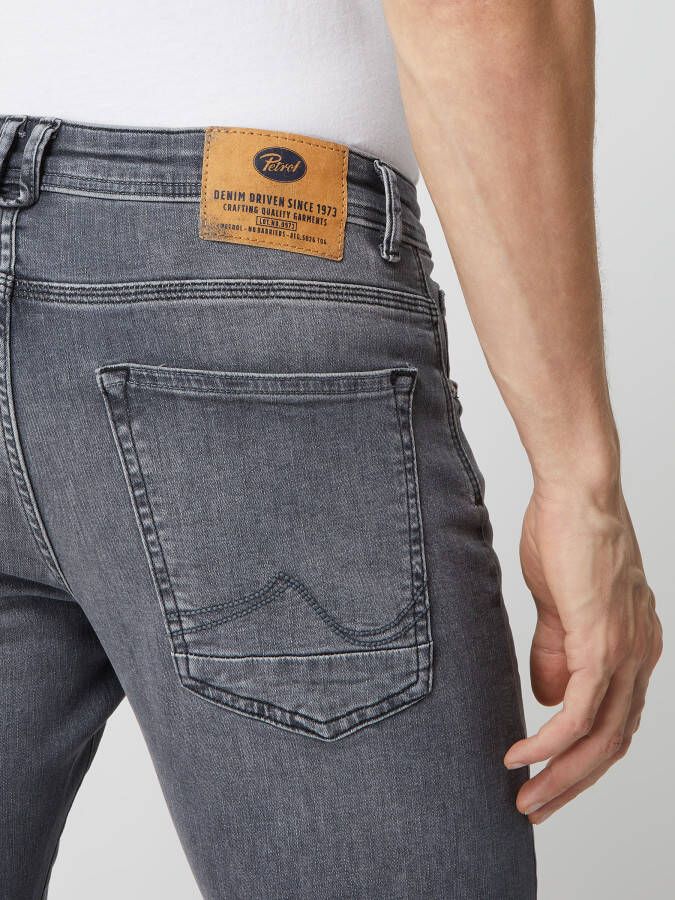 Petrol Slim fit jeans met stretch model 'Seaham'