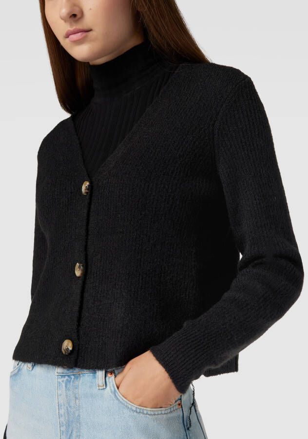 Pieces Gebreid jack met V-hals model 'Ellen'