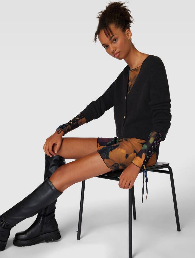 Pieces Gebreid jack met V-hals model 'ELLEN'