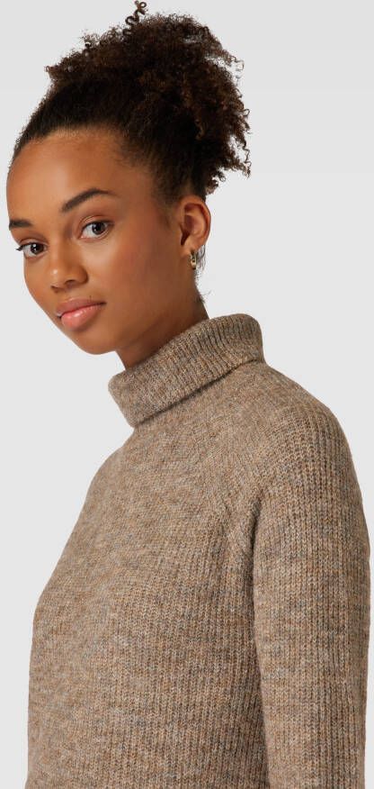 Pieces Gebreide jurk met col model 'ELLEN'