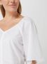Pieces Kort blouseshirt van katoen model 'Valdine' - Thumbnail 3