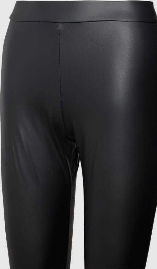 Pieces Legging in leerlook model 'NEW SHINY FLEE'